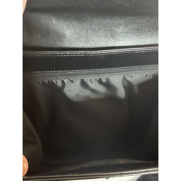 Mandarina Duck Vintage Leather Backpack Black Structured Lined Bag main image 6